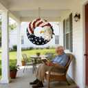 Anniversary Eagle Wreath for Door