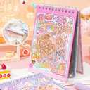 10 Sets DIY 3D Sticker Scene Collection Book for Kids Adults DIY 3D House Stickers Cute Cartoon Animal Make Your Own Shop House Stickers Therapy for Adult Relief Stress Pass The Time
