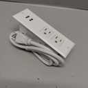 Recessed Power Strip with USB Mountable Power Strip with USB 2 Power Outlets 2 USB Hub Built in Desk Table Conference Sofa Cabinet Drawer