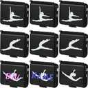 12 Pcs Dance Team Gifts for Girls Bobby Pin Case Mini Hair Tie Clip Storage Box Portable Ballet Cheerleading Travel Accessories for Women Dance Lover Team