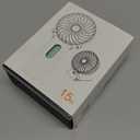 Handheld Fan, Mini Portable Personal Fan with lanyard, 4 Speeds Level 180 Foldable Design for Desk/Travel/Office/Outdoor (Green)