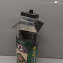 Perky-Pet 336-1SR Squirrel-Be-Gone Squirrel Proof Bird Feeder, 2LB, Outdoor Wild Bird Feeder with Weight-Activated Perches
