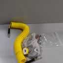 18 Pieces Air Compressor Accessories kit, 1/4 in x 25 ft Recoil Poly Air Compressor Hose Kit, 1/4" NPT Quick Connect Air Fittings, 100 PSI Tire Inflator Gauge, Blow Gun, Couplers and Plugs