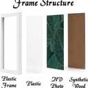 White Picture Frame Set of 3, 17x22 Picture Frame for Photo Poster Canvas Certificate Document Display Horizontally or Vertically High Transparent Wall Gallery(Size 17 x 22 inches)