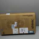 shinic Window Fan with Reversible Airflow Quiet, Twin 9" Blades, Full Remote Control, 3 Functions-3 Speeds, Bathroom Kitchen Window Exhaust Fan, Width Adjustable (From 23.8" to 37") ETL Certified