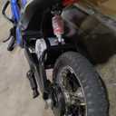 ELEMARA Electric Dirt Bike, 24V Ride on Toys for Big Kids, 350W Kids Motorcycle with Music & Bluetooth, 15.5 mph & 150lb Max, Twist-Grip Throttle & Hand-Operated Rear Brake, 12" Air-Filled Tires-Blue