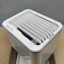 BLACK+DECKER Desktop Air Cooler, Personal Portable Fan with 3-Speeds, Evaporative Air Cooler with 0.5L Water Tank, Air Cooler Fan for Desk, Home, Office, Bedroom, and more, BDMC10, White/Gray