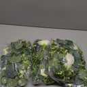 4 Pack Artificial Eucalyptus Flower Garland with White Roses, Faux Floral Greenery Garland Fake Flower Vines for Wedding Party Centerpiece Table Runner Arch Party Backdrop Decor (4PCS, White)