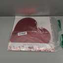 Deloky 32 Pcs Valentine's Day Heart Hanging Foil Decorations, Swirl Red Hearts Ornaments, 3D Heart Garland Ornaments for Valentine's Day Wedding Anniversary Tree Party Decoration