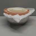 Freshmage Glass Mixing Bowls with Lids Sets, 4 Packs Glass Bowls with Lids for Kitchen Baking, Meal Prepping and Salad, Bpa Free and Dishwasher Safe Serving Bowls, 0.2/0.5/1.1/2.1