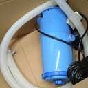 DeeprClean 1000 GPH Pool Filter Pump for Above Ground Pools, Type A/C Cartridge Filter Pump System, Safety ETL Listed Above Ground Pool Pump with GFCI, Improved Water Circulation & Filtration-NavyBlue