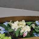 Valery Madelyn 9FT Hydrangeas Spring Summer Flower Garland for Mantle Decor