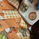 24 Inch Fall Wreaths for Front Door, Pumpkin Autumn Wreath