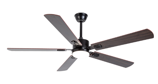 TCL Ceiling Fans with Lights, 52 Inch Low Profile Ceiling Fan with Light and Remote Control, Flush Mount, DC Reversible Motor, Noiseless, 6 Speeds Ceiling Fan for Bedroom (Black)