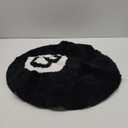 8 Ball Rug - 24 inch Black Round Carpet Billiard Pool 8 Ball Carpet, Non-Slip Flocking Floor Bath Mat for Living Room Decor, Alt Room Decor Soft Y2K Rug Hypebeast Doormat for Bedroom
