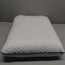 Cooling Memory Foam Cervical Neck Pillow – Contour Orthopedic Pillow for Neck and Shoulder Pain – Ergonomic Cooling Pillow for Sleeping
 (24" L x 16" W x 4" H) (1) (White, pack of 1)