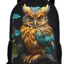 Owl School Backpack For Girls Boys Kids,Lightweight Elementary Student Bookbag Perfect for Back to School (Color 8)