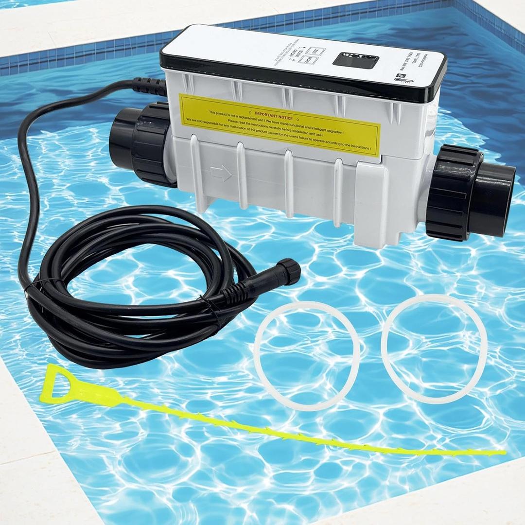 Salt Cell Saltwater Chlorine Generator Replacement for IC40 Pentair IntelliChlor,EC-520555 520555 Power Center,Salt Chlorinator System for Inground Pools up to 40,000 Gallons