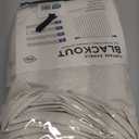 100% Blackout Shield Linen Blackout Curtains for Bedroom 84 Inches Long, Back Tab/Rod Pocket Living Room Drapes, Thermal Insulated Blackout Curtains 2 Panels Set, 50" W x 84" L, Cream