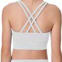 Girls Sports Bra Training Scoop Neck Cross Back Bras for Teens Kids Sports Comfort Girls Bra Tops, Size: 8 Years