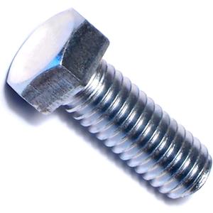 Hard to Find Fastener Tap Hex Bolts, Durable Corrosion-Resistant Steel Hex Head Bolt for Home Improvement, DIY, Construction, 3/8-16 x 1, Pack of 100