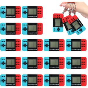 APZ 7 Video Game Party Favors for Kids,Video Game Keychain Party Birthday Supplies,Goodies Bags Stuffer,Carnival Prizes,Treasure Box Toys