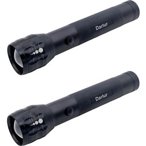 LED Flashlight, High Lumens, 2 D Cell Battery Powered, Aluminum Body (2)