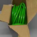 Pressure Washer Hose 100FT 1/4, 4000 PSI Kink Resistant High Pressure Hose M22 14mm Thread, Flexible Extension Replacement Hose with 3/8 Quick Connect Adapters for Power Washing (Green Kit)