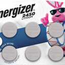 Energizer CR2450 3V Lithium Coin Battery Long-Lasting, 6-Pack