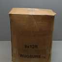 RUGSURE Washable Area Rugs - Perfect for Living Room, Bedroom, Kids Room, Nursery - Stain & Water Resistant Non-Slip, Pet & Child Friendly, Vintage Tribal Area Rugs (Green, 9' x 12')