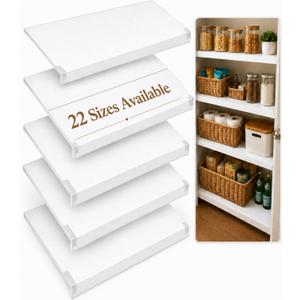 Wire Shelf Covers for Pantry Wire Rack Covers for Shelves 24" Wx12 D-5PCS