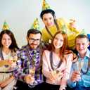 Mardi Gras Beads, 24PCS Metallic Colorful Bead Necklace Party Favors, 6 Kinds of 33" Beaded Necklace Costume Women Men Stuff, Festival Parade Throw Accessories for Wedding Birthday Celebrations