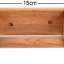 Teak Wood Wall Mounted Toilet Paper Holder,Wooden Toilet Paper Holder,Adhesive Bathroom Tissue Holder,Wood Toilet Paper Roll Holder Tissue Holder for Bathroom