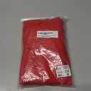 Bornpom Women Sexy Graphic Tees Low Cut V Neck Tops Short Sleeve Shirts Knot Front Tops (Red, M)