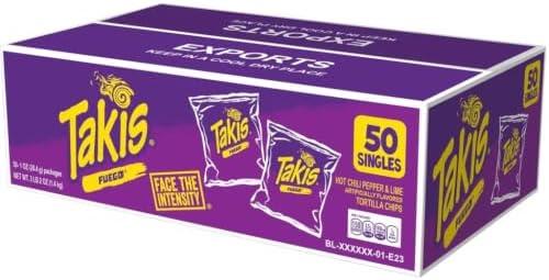 Takis Fuego Hot Chili Pepper & Lime 1 oz (Case of 38 count )