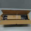 AIZESI Black Spring Tension Curtain Rods 28 to 48 Inch, Adjustable Curtain Rods No Drilling, Expandable Spring Curtains Rod, Non-slip Shower Curtain Rod for Bathroom Closet Doorway (7/8" Diameter)