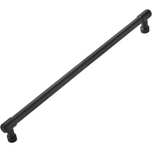 khtumeware Appliance Pulls Matte Black 12 Inch(305mm) Center to Center 1 Pack Heavy Duty Drawer Pulls Kitchen Cabinet Handle Cabinet Hardware
