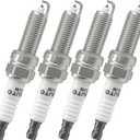 4 Packs Iridium Spark Plugs Compatible with Hyundai Elantra Santa Kia Soul Forte Optima Honda Accord Civic CR-V Acura 2.0L 2.4L Toyota Corolla Matrix Prius 1.8L 2014