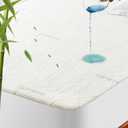 Queen Waterproof Mattress Protector - Blancmax Bamboo Rayon Breathable Mattress Protector with Deep Stretchable Pockets, Hypoallergenic & Odor Resistant Mattress Cover Cool & Noiseless