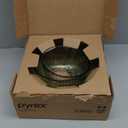 Pyrex Colors Tinted (3-Pack, Full Set) Sculpted Tinted Glass Mixing Bowls With Lids, Nesting Space Saving Set of Bowls For Prepping and Baking, 1.3QT, 2.3QT & 4.5Q (Yellow, Green, Blue)