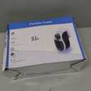 2PCS Ecowarm Plug in Heater, 500W Wall Outlet Electric Space Heater as Seen on TV, Small Portable Space Heater with Adjustable Thermostat & Timer & Led Display for Office Bathroom Bedroom Indoor Use