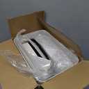 Cesun Bathroom Trash Can with Lid, 4 Gallon Motion Sensor Garbage Can Automatic Touchless Trash Cans, Slim Plastic Smart Waste Basket for Bedroom, Office, Living Room, White