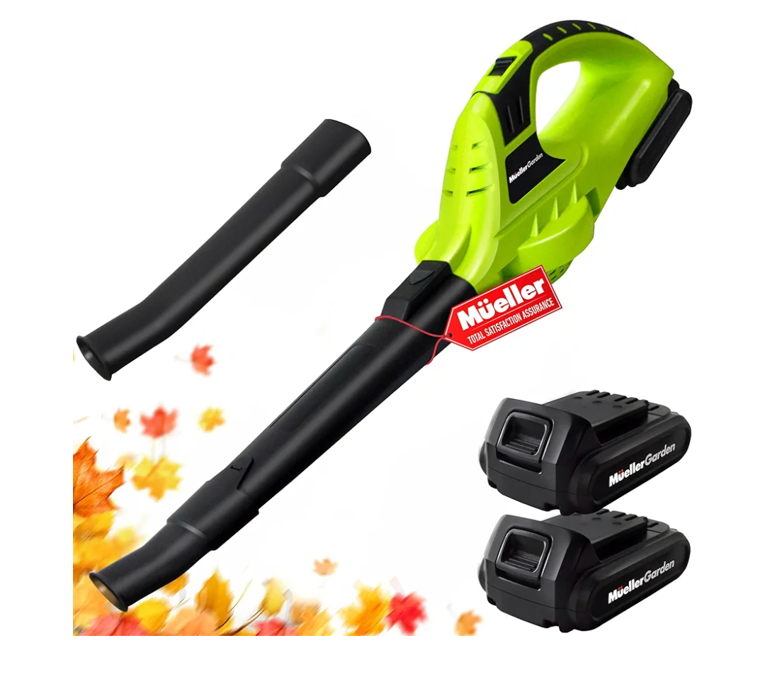 Muellergarden Green Black UltraStorm Cordless Leaf Blower Model LB-570