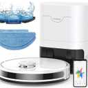 HONITURE Robot Vacuum and Mop Combo, Self Emptying Robotic Vacuum with Lidar Navigation, Smart App Mapping, 3500Pa Suction, Ideal for Pet Hair Carpet Hard Floor,Q6 SE