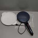 Gourmia 8 Electric Crepe Maker  Nonstick Ceramic Surface, One-Touch Operation, Includes Batter Tray, Compact & Easy to Clean, Crepe, Pancake & Tortilla Maker