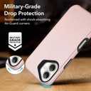Phone Case Compatible with iPhone 17, Compatible with MagSafele, Has Undergone High-Drop Test, Arovides Anti-Drop and Anti-Collision Protection. Gold