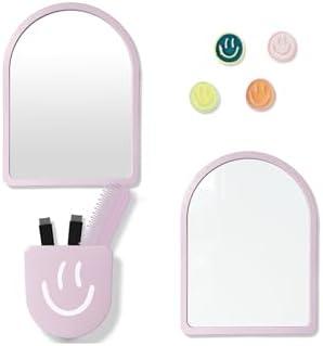 Pack of 2 10 pcs - Locker Accessories, Locker Decorations Including Mirrors, whiteboards, Magnets and organizing Supplies. Ideal for Back-to-School Essentials and The Office (10 Pcs - Purple)