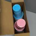 Qinyoung 60pcs Boots and Bows Gender Reveal Party Supplies 16 oz Boots or Bows Cups Pink and Blue Plastic Disposable Cups Western Gender Reveal Decorations for Baby Shower Party Beverage Drink