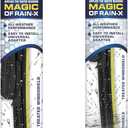 Rain-X 810160 Latitude 2-In-1 Water Repellent Wiper Blades, 24" and 19" Windshield Wipers (Pack Of 2), Automotive Replacement Windshield Wiper Blades With Patented Rain-X Water Repellency Formula