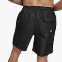 Starter Men's Quick Dry Lightweight Volley Starter Swim Trunk (Black, S)